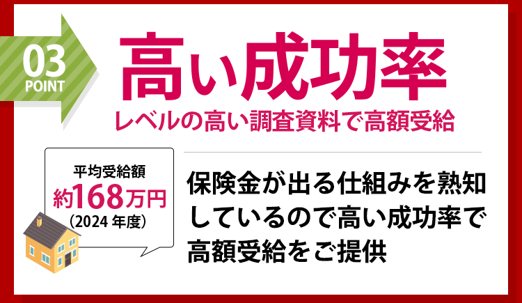 高い成功率